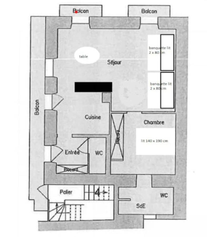 ברידס-לס-באן Appartement 6 Personnes, Les 3 Vallees, Pres Des Thermes מראה חיצוני תמונה